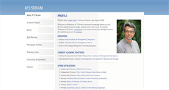 Desktop Screenshot of mssriram.in
